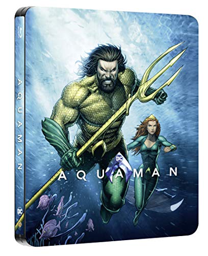 Aquaman Illustrated Limited Edition Steelbook / Import / Region Free Blu Ray von WARNER BROS