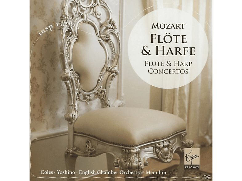 Coles, Yoshino, Menuhin, Eco - Mozart: Flöte & Harfe (CD) von WARNER CLA