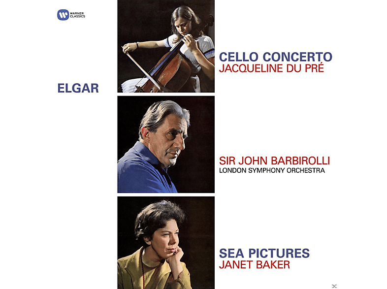 Janet Baker, John Barbirolli, London Symphony Orchestra, Du Pre Jacqueline - Cellokonzert/Sea Pictures (Vinyl) von WARNER CLA