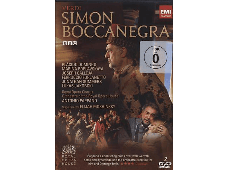 Plácido Domingo, Mariana Poplavskaya, Joseph Calleja, Jonathan Summers, Lukas Jakobski, Royal Opera Chorus, Orchestra Of The House, Ferruccio Furlanetto - Simon Boccanegra (DVD) von WARNER CLA