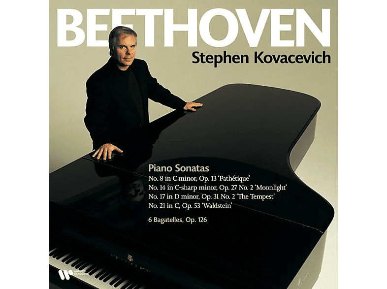 Stephen Kovacevich - Klaviersonaten 8,14,17 And 21 (Vinyl) von WARNER CLA