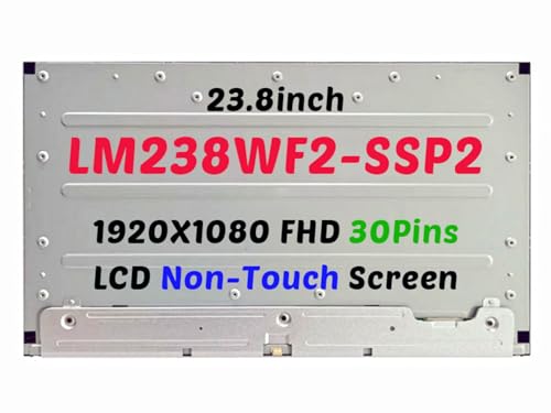 WARWOLFTEAM 60,5 cm (23 Zoll), 1920 x 1080, FHD, 30 Pins, 60 Hz, IPS, 78 % NTSC, 99 % der sRGB-LCD-LED-Bildschirm, Ersatz, kompatibel mit Dell Inspiron 5415 All in One 052Y72 52Y72 CTN53 0CTN53 von WARWOLFTEAM