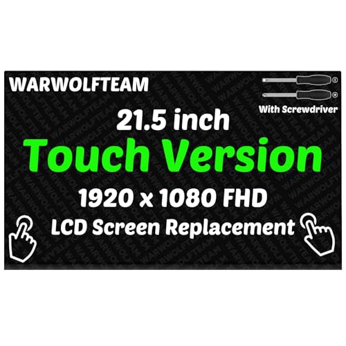 WARWOLFTEAM Kompatibel mit Lenovo ThinkCentre M820z All-in-One 10SC0010US 10SC0014US 01AG924 54,6 cm (21,5 Zoll), 30-polig, 60 Hz, FHD-Display, Touch-LCD-LED-Ersatzbildschirm (nur für Touch-Version) von WARWOLFTEAM
