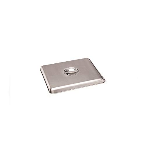 WAS 1288 326 GN 1/2 Chromnickelstahl Abteilschale mit Ersatzdeckel, 3-fach Unterteilung von WAS IST WAS