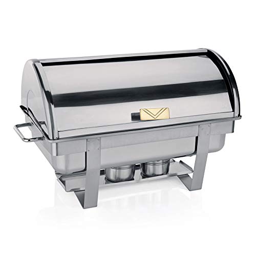 WAS 1460 029 GN 1/1 Chromnickelstah Chafng Dish mit Edelstahlgrifen, 2 Brennpastenbehältern, 61 cm x 35 cm x 43 cm WAS 1460 029 GN 1/1 Chromnickelstah Chafng Dish mit Edelstahlgrifen, 2 Brennpastenbehältern, 61 cm x 35 cm x 43 cm von WAS IST WAS