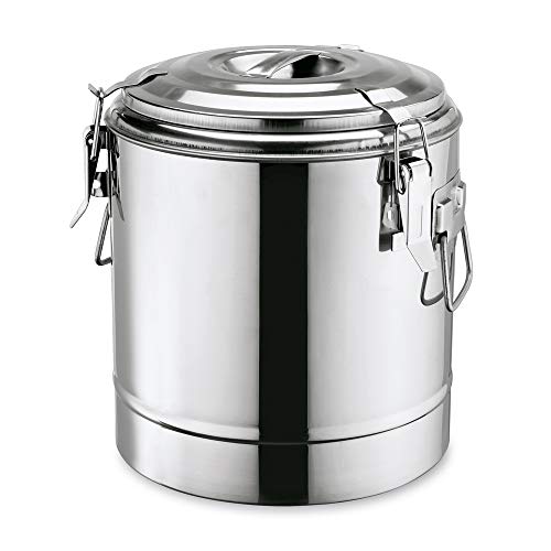 WAS 4623 220 Xtra Preiswert Chromnickelstahl Thermospeisetransportbehälter, 35cm Höhe, 35cm Durchmesser, 22L WAS 4623 220 Xtra Preiswert Chromnickelstahl Thermospeisetransportbehälter, 35cm Höhe, 35cm Durchmesser, 22L von WAS IST WAS