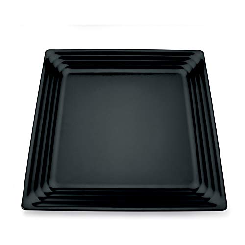WAS 9354 365 Melamine Platter, 36,5 x 36,5 x 3.5 cm, Schwarz, 5 Stück WAS 9354 365 Melamine Platter, 36,5 x 36,5 x 3.5 cm, Schwarz, 5 Stück von WAS IST WAS