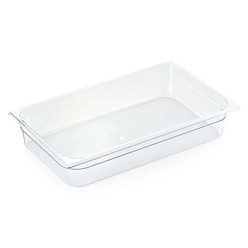 WAS 9411 100 Serie 94 Polycarbonat Gastronormbehälter mit Stapelrand, Transparent, 13.30L, 1/1 GN, 100mm Höhe WAS 9411 100 Serie 94 Polycarbonat Gastronormbehälter mit Stapelrand, Transparent, 13.30L, 1/1 GN, 100mm Höhe von WAS IST WAS