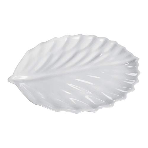 WAS 9736 420 Melamine Platte, Blattform, 42cm x 30cm, Weiß, 6 Stück WAS 9736 420 Melamine Platte, Blattform, 42cm x 30cm, Weiß, 6 Stück von WAS IST WAS