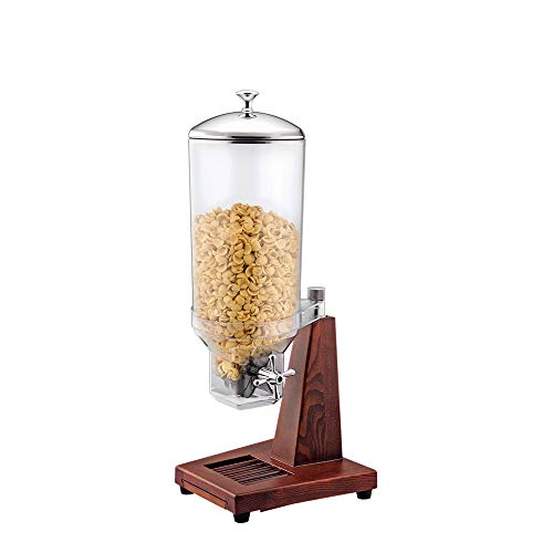 WAS 9933 070 Holz Cerealienspender mit Behälter aus Polycarbonat und aufangschale, 7.0 ltr, 28cm x 26,5cm x 68 cm WAS 9933 070 Holz Cerealienspender mit Behälter aus Polycarbonat und aufangschale, 7.0 ltr, 28cm x 26,5cm x 68 cm von WAS IST WAS