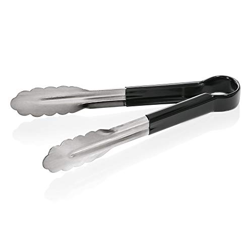 WAS 1549 246 Chromnickelstahl HACCP Universalzange mit Farbigem Kunststoffgrifff, Schwarz, 24cm Länge WAS 1549 246 Chromnickelstahl HACCP Universalzange mit Farbigem Kunststoffgrifff, Schwarz, 24cm Länge von WAS