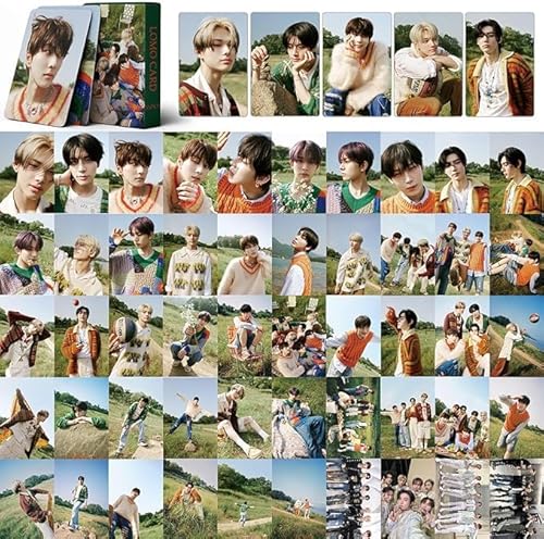 55 Stück KPOP ENHYPEN Lomo Karte ENHYPEN ORANGE BLOOD Album Poster ENHYPEN Geschenk Merchandise Postkarten Grußkarten für Fans von WASEEDS