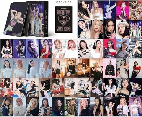 Blackpink Lomo Cards Fotokarten BP Born Pink World Tour New Album Karten BP 2023 Mini Postkarten Kpop BP Photocard Set Geschenk für Fans Mädchen (BPWT2) von WASEEDS