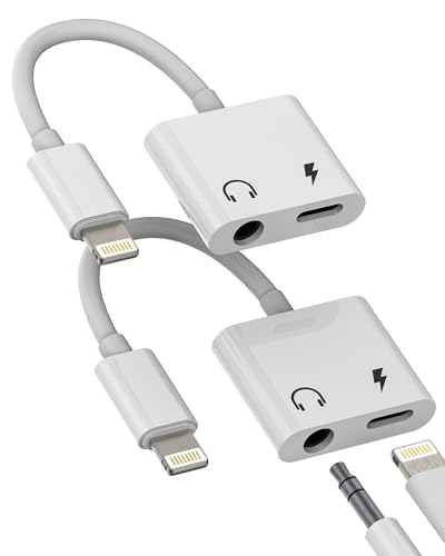 Adapter Lightning auf Klinke 3,5 mm 2 in 1 für iPhone 14/13/12/11/X/8/7/SE/SE2 Kopfhörer, Audio, für Apple für iPad, Splitter, Ladegerät, AUX-Kabel, Telefon-Zubehör Adapter Lightning auf Klinke 3,5 mm 2 in 1 für iPhone 14/13/12/11/X/8/7/SE/SE2 Kopfhörer, Audio, für Apple für iPad, Splitter, Ladegerät, AUX-Kabel, Telefon-Zubehör von WASRUYI