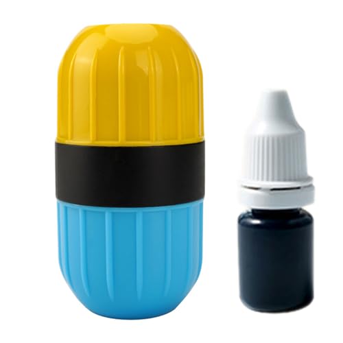 Fünfzeiliger Noten Siegel Musiknotationsstempel Roller 5/6 Zeilen Übungsrollerstempel Notenstab Stempel Langlebig von WASTEBIN