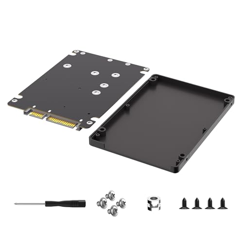 WASTEBIN MSATA Zu SATA3.0-Konverter Externe 2-in-1-MSATA Zu SATA3.0-Adapter Mit Schutzhülle von WASTEBIN