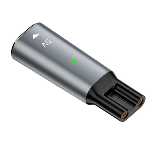 WASTEBIN USB Typ C Zu-2-Pin Stromversorgungsstecker Anschlüsse Ladeadapter Für Rasierer Zugangskonverter Stecker WASTEBIN USB Typ C Zu-2-Pin Stromversorgungsstecker Anschlüsse Ladeadapter Für Rasierer Zugangskonverter Stecker von WASTEBIN