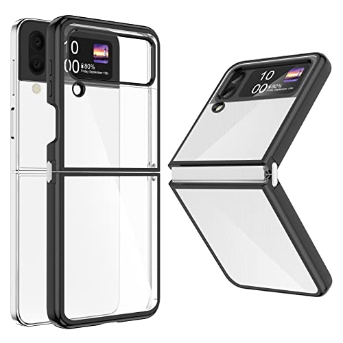 WATACHE Schutzhülle für Galaxy Z Flip 4, Z Flip 4, transparent, dünn, transparent, stoßfest, Scharnier, weiches TPU-Flip4, Handyhülle, Schwarz WATACHE Schutzhülle für Galaxy Z Flip 4, Z Flip 4, transparent, dünn, transparent, stoßfest, Scharnier, weiches TPU-Flip4, Handyhülle, Schwarz von WATACHE