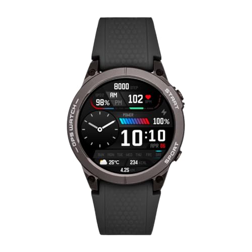 WATCHMARK GPS Watch, Schwarz, 45x45 mm von WATCHMARK