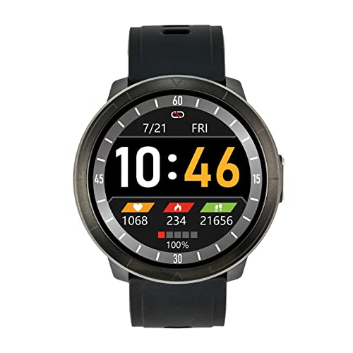 WATCHMARK Smartwatch - Kardiowatch WM18 Plus, Black, von WATCHMARK