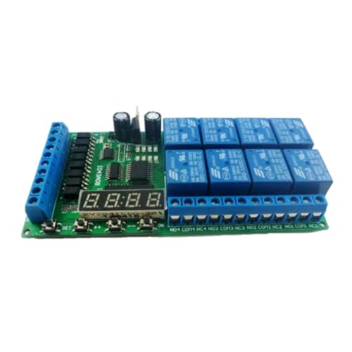 WATERBELINE DC12V 8-Kanal Relaismodul Für Arduiuo Multifunktions Verzögerungs Timer Schalterplatine DC12V 8-Kanal Timer Verzögerung WATERBELINE DC12V 8-Kanal Relaismodul Für Arduiuo Multifunktions Verzögerungs Timer Schalterplatine DC12V 8-Kanal Timer Verzögerung von WATERBELINE