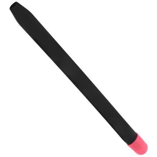 WATIIFUFU 1 Satz Silikonhülle Hülle Für Bleistift 2 Stifthalterhülse Stifthalter 2 Anti Verlorene Abdeckung Federmäppchen 2 Eingabestifthalter Bleistift 2 Ärmel Federmäppchen Hülle Black von WATIIFUFU