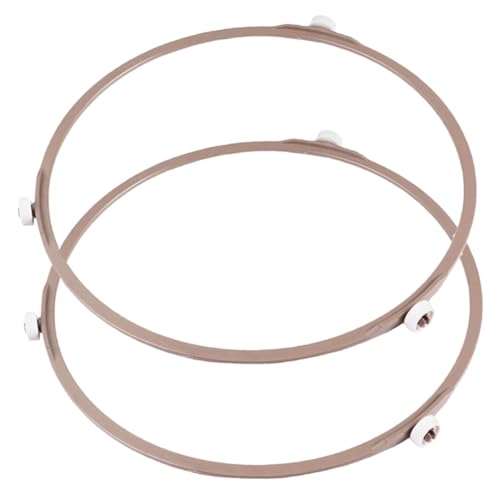 WATIIFUFU 2 Stück Glas Drehteller Tablett, Mikrowellenzubehör, Mikrowellenteller Rollring, Mikrowellentellerhalter, Mikrowellen Tablett Halterring, Mikrowellen Drehtellerhalterung, WATIIFUFU 2 Stück Glas Drehteller Tablett, Mikrowellenzubehör, Mikrowellenteller Rollring, Mikrowellentellerhalter, Mikrowellen Tablett Halterring, Mikrowellen Drehtellerhalterung, von WATIIFUFU