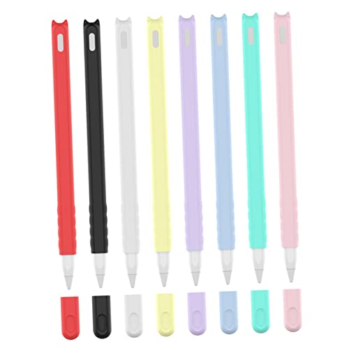 WATIIFUFU 2st Applepencil2 Federmäppchen Etui Für Bleistift Der 2. Generation Touch-Pen-hülle Silica-etui Für Bleistift Federmäppchen Mit Schweinemuster Cartoon-Stylus-stiftabdeckung von WATIIFUFU