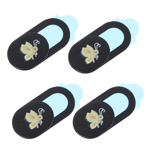 WATIIFUFU 4 Stück -Datenschutzabdeckung Webcam Shield Webcam Sicherheitsabdeckungen für Kameras Ultraflacher Webcam-Slider- Webcam-Sperrabdeckungen Webcam-Abdeckungen von WATIIFUFU