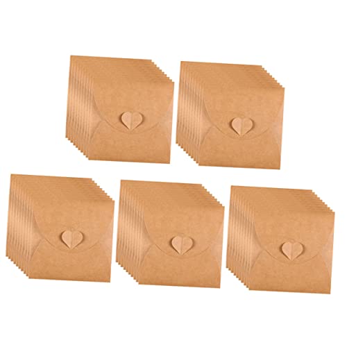 WATIIFUFU 50 Stück Kraftpapier-CD-DVD-Hüllen mit Herzknopf schicke Aufbewahrung für Themenpartys Filmliebhaber WATIIFUFU 50 Stück Kraftpapier-CD-DVD-Hüllen mit Herzknopf schicke Aufbewahrung für Themenpartys Filmliebhaber von WATIIFUFU