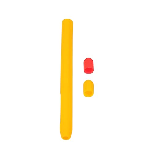 WATIIFUFU Stylus-hülle Stylus Bleistifthalter Federmäppchen Stifthautabdeckung Stiftabdeckung Fall Für Stift Eingabestift Bleistift Haut Stylus Stiftschutz Bleistiftzubehör Orange Kieselgel von WATIIFUFU