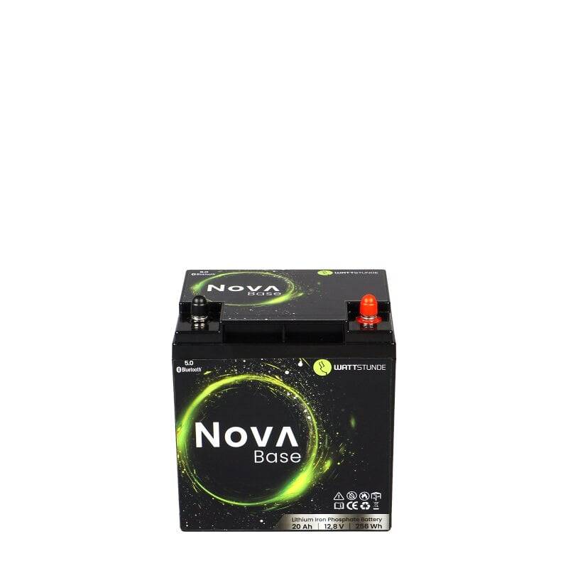 WATTSTUNDE NOVA Base Batterie 12,8V 20Ah 256Wh LiFePO4 von WATTSTUNDE