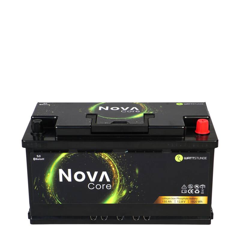WATTSTUNDE NOVA Core Batterie 12,8V 150Ah 1920Wh LiFePO4 mit 0% MwSt nach §12 Abs. 3 UstG von WATTSTUNDE
