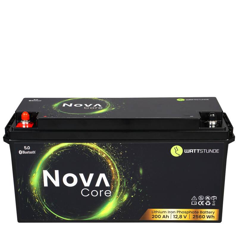 WATTSTUNDE NOVA Core Batterie 12,8V 200Ah 2560Wh LiFePO4 von WATTSTUNDE