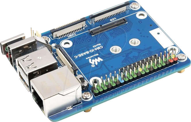 RPI CM4 IO MINI2 - Raspberry Pi - Compute Modul 4 Mini Base Board, mit RTC von WAVESHARE