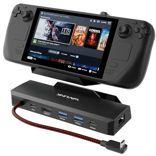 Steam Deck Dock, WAVLINK 6-IN-1 Docking Station für Steam Deck/ROG Ally/Legion Go mit 4K@144Hz HDMI 2.1, 100W PD IN, 3X 10G USB 3.2, Gigabit RJ45 Steam Deck Dock, WAVLINK 6-IN-1 Docking Station für Steam Deck/ROG Ally/Legion Go mit 4K@144Hz HDMI 2.1, 100W PD IN, 3X 10G USB 3.2, Gigabit RJ45 von WAVLINK