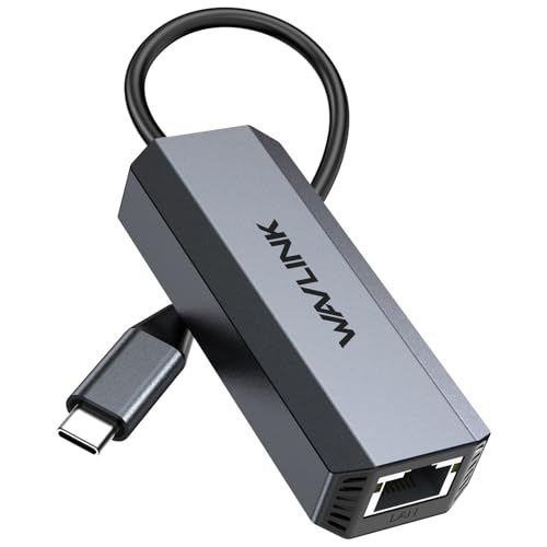 USB-C-zu-Ethernet-Adapter 5G, WAVLINK 5G-Ethernet-Adapter für Laptop, kompatibel mit Typ-C-Geräten zum Netzwerk für MacBook/XPS usw USB-C-zu-Ethernet-Adapter 5G, WAVLINK 5G-Ethernet-Adapter für Laptop, kompatibel mit Typ-C-Geräten zum Netzwerk für MacBook/XPS usw von WAVLINK