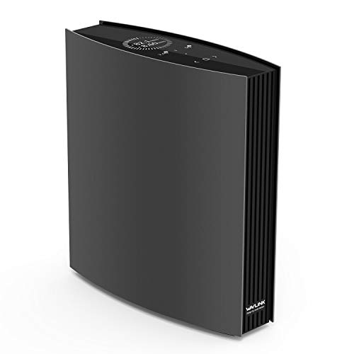 WAVLINK AC3200 Dual WLAN Router, 2167Mbit / s (5 GHz) + 1000 Mbit/s (2 4 GHz), LCD Bildschirm, 4 × Gigabit LAN Ports, Gast WLAN, Kindersicherung, 802.11ac Wave 2, 8 Antennen, 4x4 MU-MIMO, USB 3.0 von WAVLINK