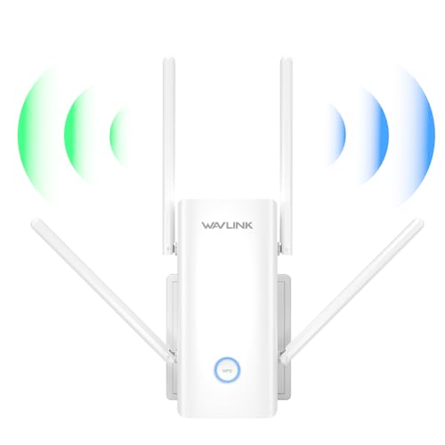 WAVLINK AX3000 Wi-Fi Range Extender/Wi-Fi Booster/Wi-Fi Repeater, Speed up to 5GHz 1201Mbps/2.4GHz 573Mbps, Support WiFi Repeater/Wireless Access Point Mode, MU-MIMO WAVE2, Plug & Play, Ethernet Ports von WAVLINK