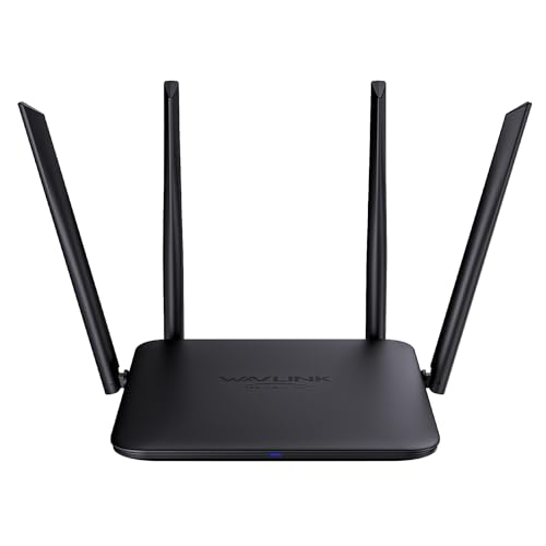 WAVLINK BE3600 Wi-Fi 7 Router, 3600Mbit/s Dual WLAN Router(2882Mbit/s 5 GHz + 688Mbit/s 2.4GHz), Unterstützen EverythingMesh/Router/AP/Repeater Mode, Guest WiFi, QoS, IPv6 & Advanced VPN von WAVLINK