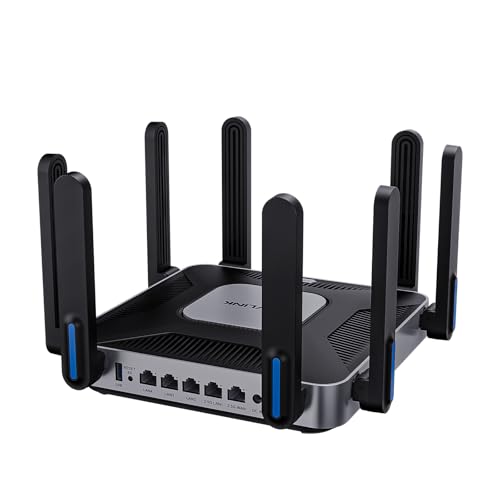 WAVLINK Dual Band AX6000 WLAN Router, 5950 Mbps WiFi 6 Gaming Router, 5GHz/4803Mbit/s + 2.4GHz/1147Mbit/s, 8x5dBi Antennen, MU-MIMO, Beamforming, 2.5G WAN/LAN, Keine DSL/Modem Funktion WAVLINK Dual Band AX6000 WLAN Router, 5950 Mbps WiFi 6 Gaming Router, 5GHz/4803Mbit/s + 2.4GHz/1147Mbit/s, 8x5dBi Antennen, MU-MIMO, Beamforming, 2.5G WAN/LAN, Keine DSL/Modem Funktion von WAVLINK