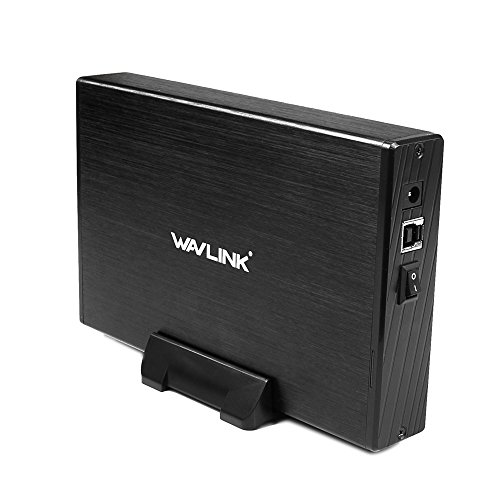 WAVLINK USB 3.0 Externes Festplattengehäuse für 3,5 Zoll SATA I/II/III SSD und HDD Festplatten Unterstützung UASP&12TB Laufwerke(Enthält Keine Festplatte) von WAVLINK