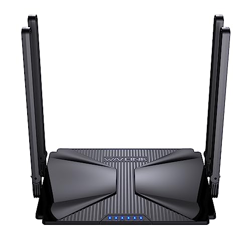 WAVLINK 3000 Mbit/s WiFi 6 WLAN Router, AX3000 Dual WLAN Router (574 Mbit/s 2,4GHz + 2402Mbit/s 5GHz) mit 5 Antennas, 802.11ax Wireless Router, 2 Gigabit LAN Port, WiFi+Mesh, WPA3, MU-MIMO+OFDMA WAVLINK 3000 Mbit/s WiFi 6 WLAN Router, AX3000 Dual WLAN Router (574 Mbit/s 2,4GHz + 2402Mbit/s 5GHz) mit 5 Antennas, 802.11ax Wireless Router, 2 Gigabit LAN Port, WiFi+Mesh, WPA3, MU-MIMO+OFDMA von WAVLINK