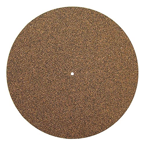 Premium Gummi-Kork-Plattenspielermatte – Audiophile 3 mm antistatische Slipmat für LP Vinyl-Schallplattenspieler Premium Gummi-Kork-Plattenspielermatte – Audiophile 3 mm antistatische Slipmat für LP Vinyl-Schallplattenspieler von WAudio