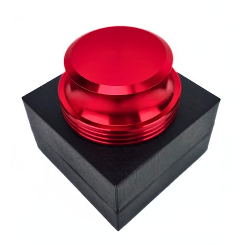 Waudio Plattengewicht Plattenspieler Vinyl Klemme Lp Disc Stabilisator rot von WAudio