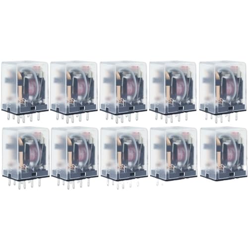 10PCS/lot MY2NJ Coil DPDT Electromagnetic Power Relay 8 Pin AC 12V 24V 36V 48V 110V 220V 380V(AC,48V) von WBGZWCDB