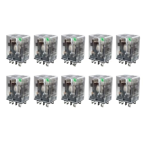 10PCS LY2NJ Coil Power Relay Car Auto AC 12V 24V 36V 48V 110V 220V 380V Mini Micro Electromagnetic Relay switch 8Pin DPDT Module(AC,220V) von WBGZWCDB