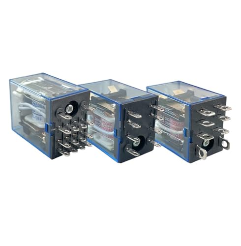 10PCS LY2NJ MY2NJ MY4NJ DPDT 8 Pin 14 Pin HH62P JQX-13F 12V 24V DC 110V 220V AC Coil Power Relay(AC,MY2NJ 12V) von WBGZWCDB
