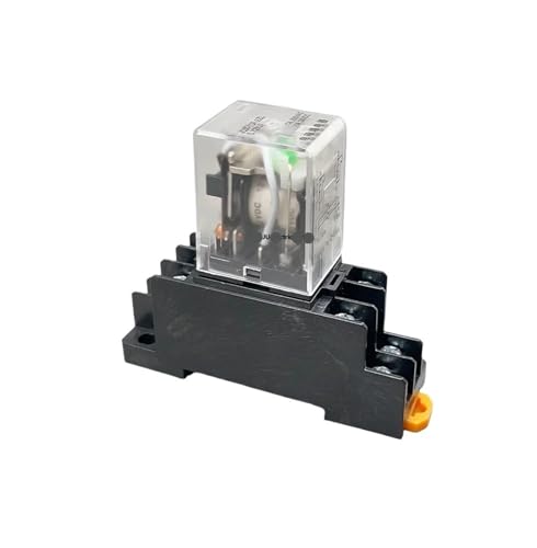 1Set 12V 24V DC 110V 220V AC Coil Power Relay LY2NJ DPDT 8 Pin HH62P JQX-13F With Socket Base(DC,110V) von WBGZWCDB