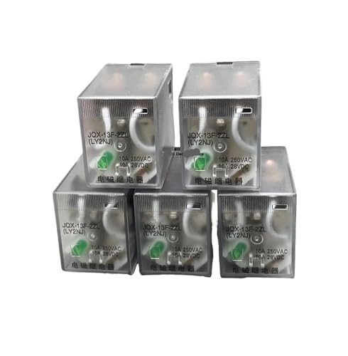5PCS LY2NJ Coil Power Relay Car Auto AC 12V 24V 36V 48V 110V 220V 380V Mini Micro Electromagnetic Relay switch 8Pin DPDT Module(DC,48V) von WBGZWCDB